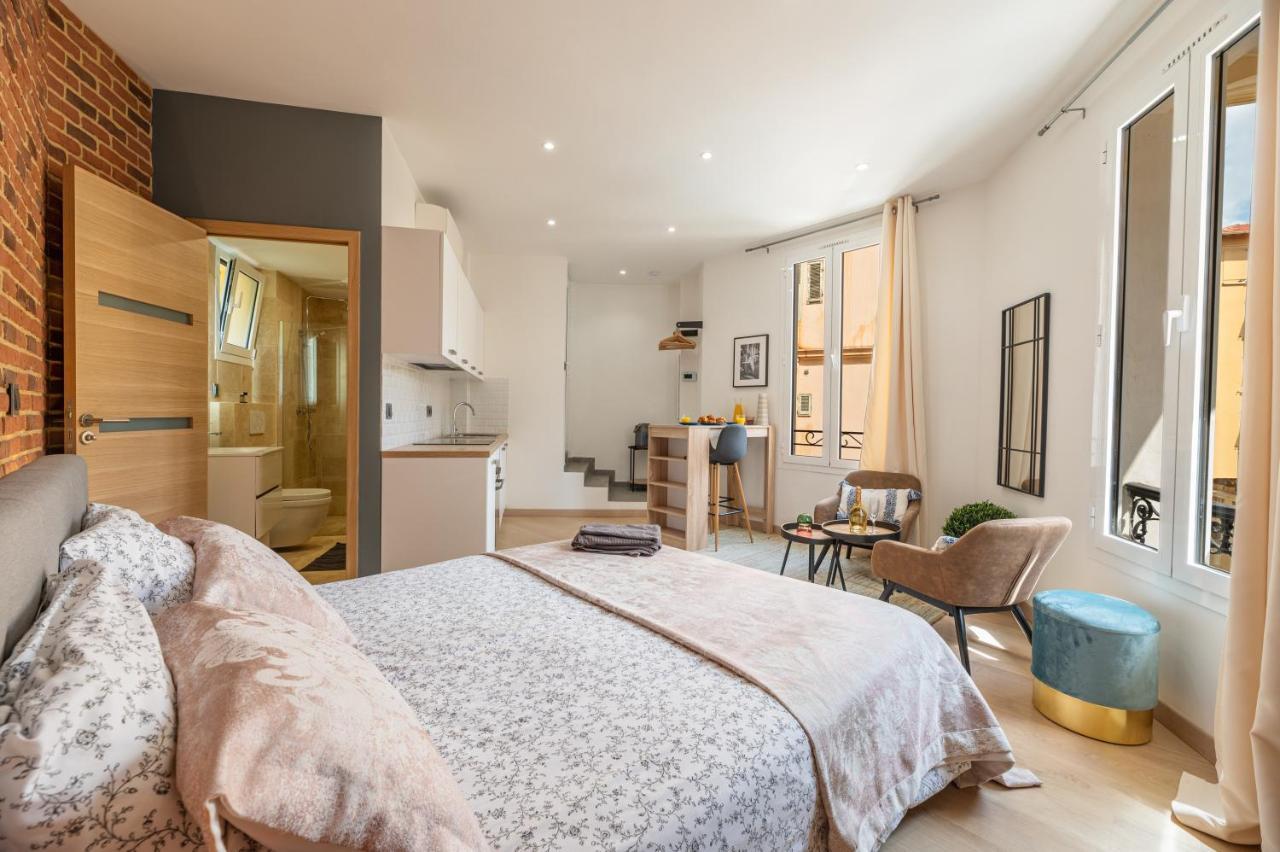 Grand Studio Climatise Tres Proche Monaco Beausoleil Exterior foto